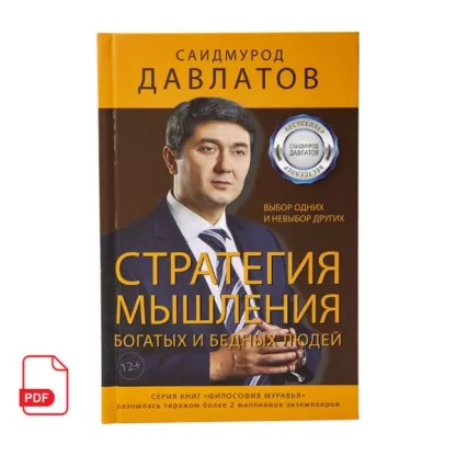 Стратегия мышления богатых и бедных людей книга Саидмурода Давлатова